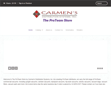 Tablet Screenshot of pro-team-store.com